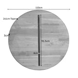 Eiken Blad Ferris 110 cm Naturel