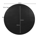Eiken Blad Ferris 130 cm Zwart