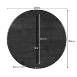 Eiken Blad Ferris 130 cm Bruin