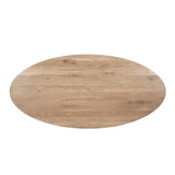 Eiken Blad Ferris Ovaal 180 cm Naturel