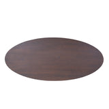 Eiken Blad Ferris Ovaal 240 cm Bruin