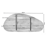 Eiken Blad Cloud 180 cm Naturel