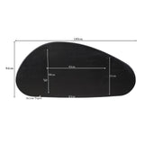 Eiken Blad Cloud 180 cm Zwart