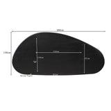 Eiken Blad Ferris Ovaal 280 cm Zwart