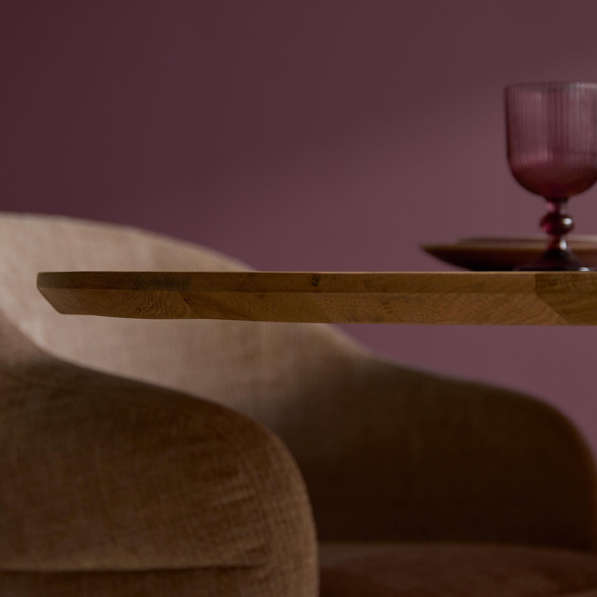 Ovale Eettafel - Naturel Eikenhout - 210 cm - Design Lattenpoot