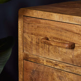Kabinet - Naturel - Mangohout - 100 cm - 2 Deuren - 1 Lade
