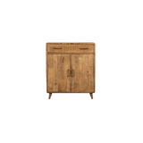 Kabinet - Naturel - Mangohout - 100 cm - 2 Deuren - 1 Lade
