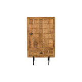 Kabinet - Naturel - Mangohout - 60 cm - 1 Deur - 1 Lade