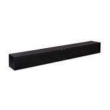 Zwevend Tv-meubel - Zwart Mangohout - 240 cm - 3 Lades & 2 Open Vakken