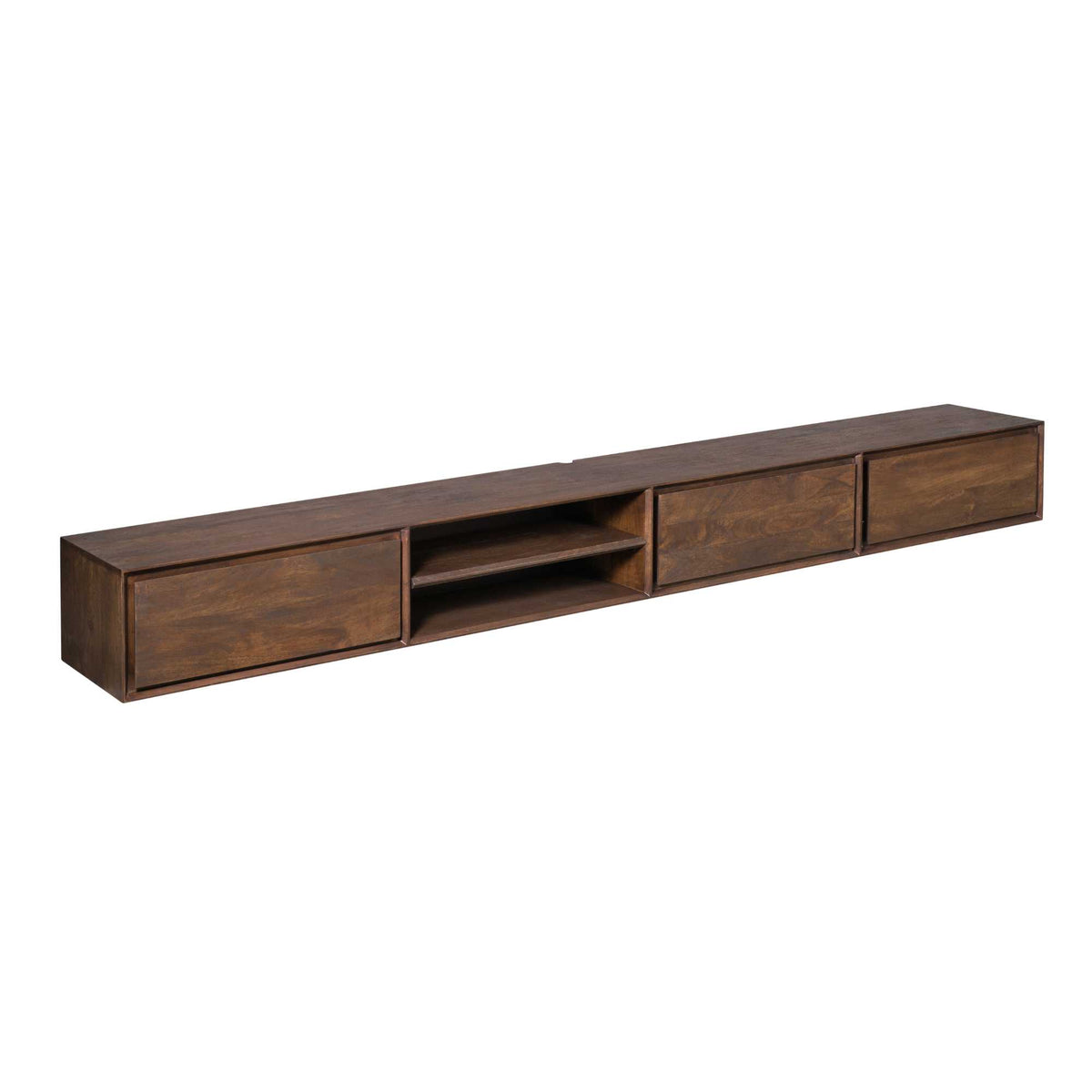 Zwevend tv meubel Ambiance Brown | 280 cm
