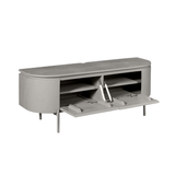 Compact Tv-meubel - Taupe Mangohout - 120 cm - Zwevend of Staand