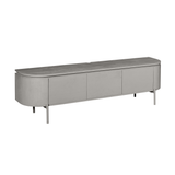 Modern Tv-meubel - Taupe Mangohout - 160 cm - Zwevend of Staand