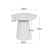 Salontafel Solana Zand Mangohout 50 cm