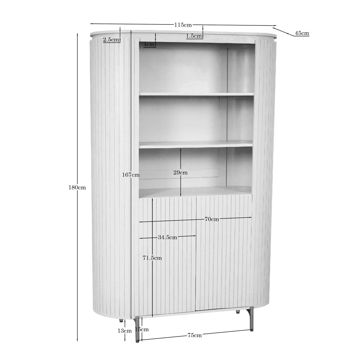 Salontafel Solana Zand Mangohout 50 cm