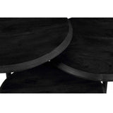 Salontafel Ohio Black | 70 cm| set van 3