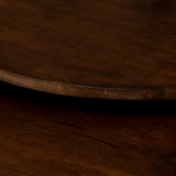 Salontafel Set van 2 - 70 cm & 60 cm - Bruin Mangohout - Zwart Stalen Frame