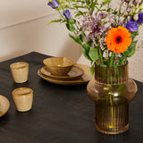 Boomstamtafel - Zwart - Mangohout - 240 cm - Matrixpoot