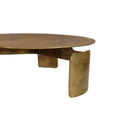 Ronde salontafel - Goud - Aluminium - 90 cm