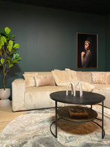 Salontafel - Goud - Zwart - Aluminium - IJzer - 80 cm - Rond
