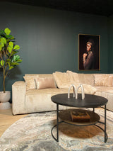 Salontafel - Goud - Zwart - Aluminium - IJzer - 80 cm - Rond