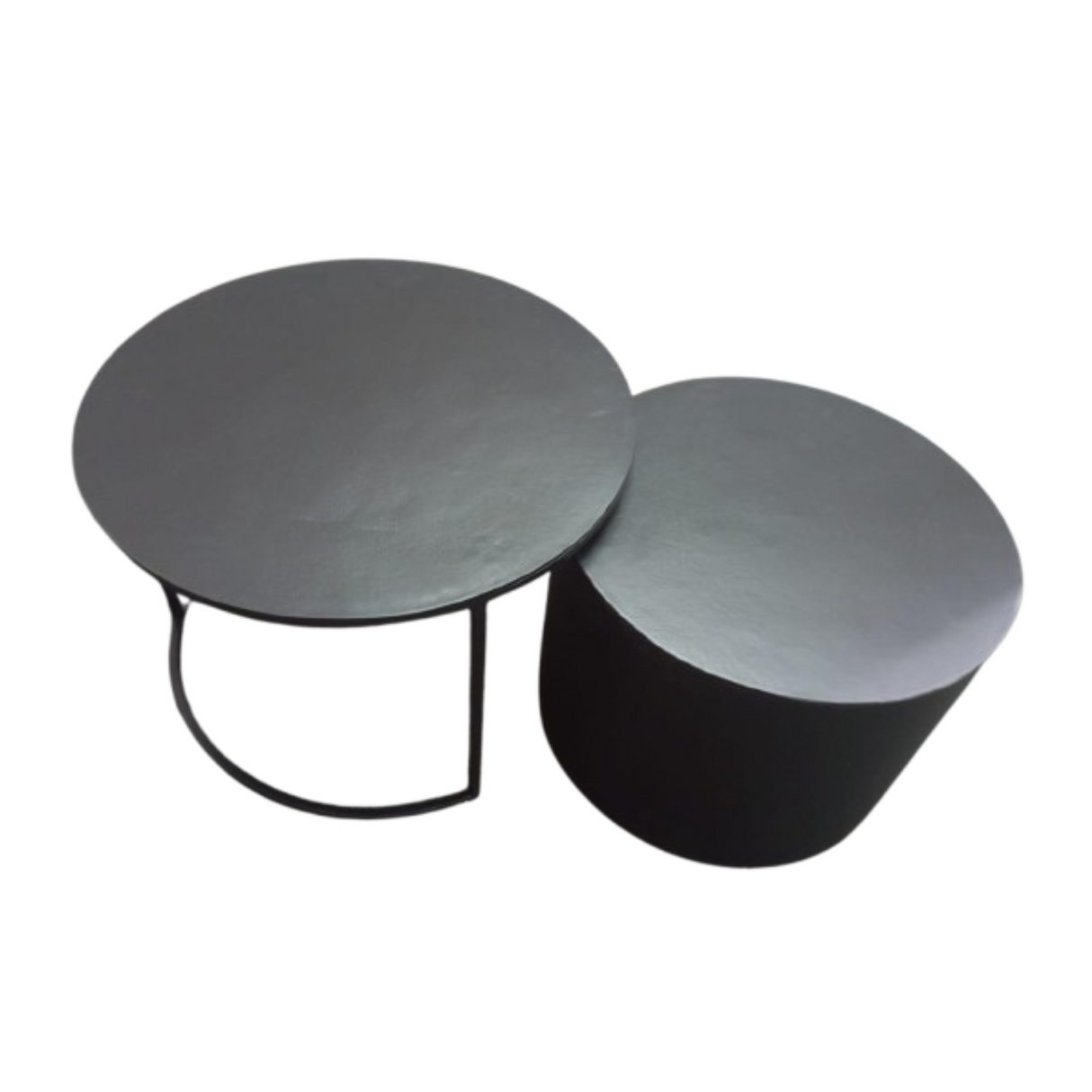 Ronde Salontafel Goud Aluminium - 90 cm - Design met Bolpoten