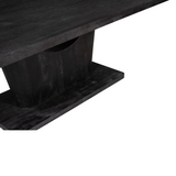 Eettafel - Zwart Mangohout - Modern Design - 200 cm