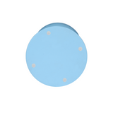 Bijzettafel - Blauw Mangohout - Gestapeld Organisch Design - 30 cm