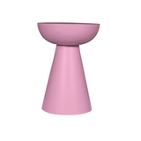 Bijzettafel - Roze Mangohout - Conisch Design - 30 cm
