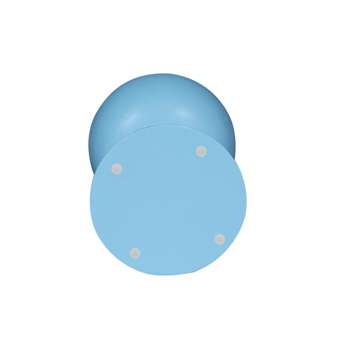 Bijzettafel - Blauw Mangohout - Conisch Design - 30 cm