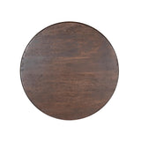Ronde Bijzettafel - 50 cm - Bruin Mangohout - Modern Kelkdesign