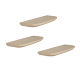 Wandplank Zand Mangohout - Set van 3 - 60 cm