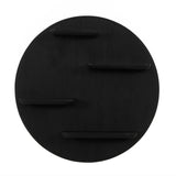 Wandrek - Rond - Zwart - Mangohout - 75 cm