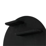 Wandrek - Rond - Zwart - Mangohout - 75 cm