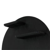 Wandrek - Rond - Zwart - Mangohout - 75 cm