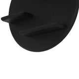 Wandrek - Rond - Zwart - Mangohout - 75 cm