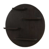 Wandrek - Rond - Bruin - Mangohout - 75 cm