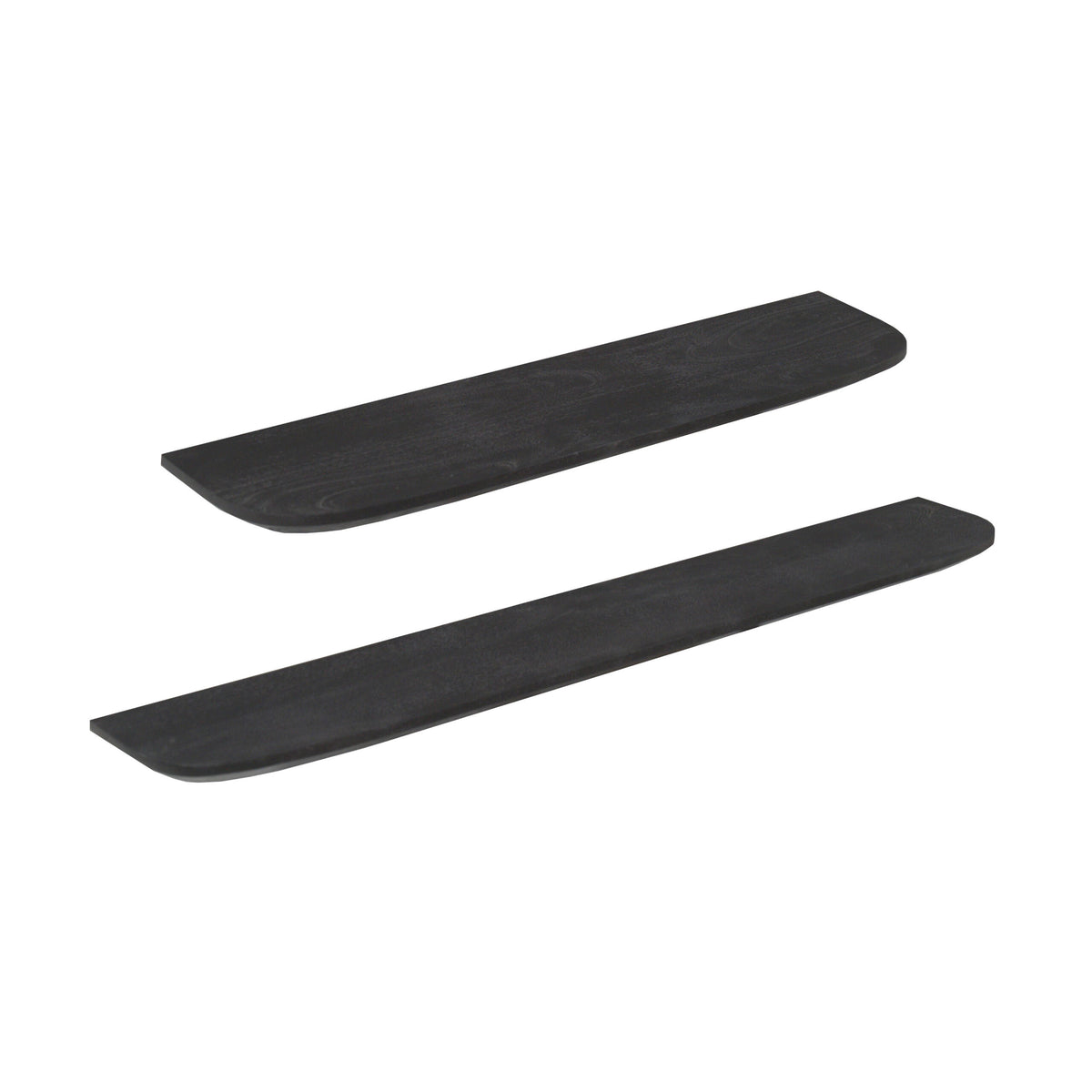 Wandplank Gusta Zwart Mangohout 120 cm