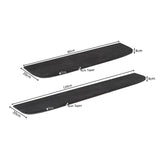 Wandplank Gusta Zwart Mangohout 120 cm