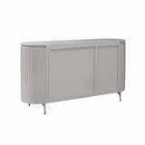 Dressoir - Taupe - Mangohout - 165 cm