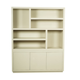 Vakkenkast - Zand - Mangohout - XL - 160 cm - 3 Deuren