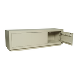 TV-meubel Zand Mangohout - 150 cm - 4 Greeploze Deuren en Push-to-Open