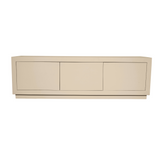 TV-meubel Zand Mangohout - 150 cm - 4 Greeploze Deuren en Push-to-Open