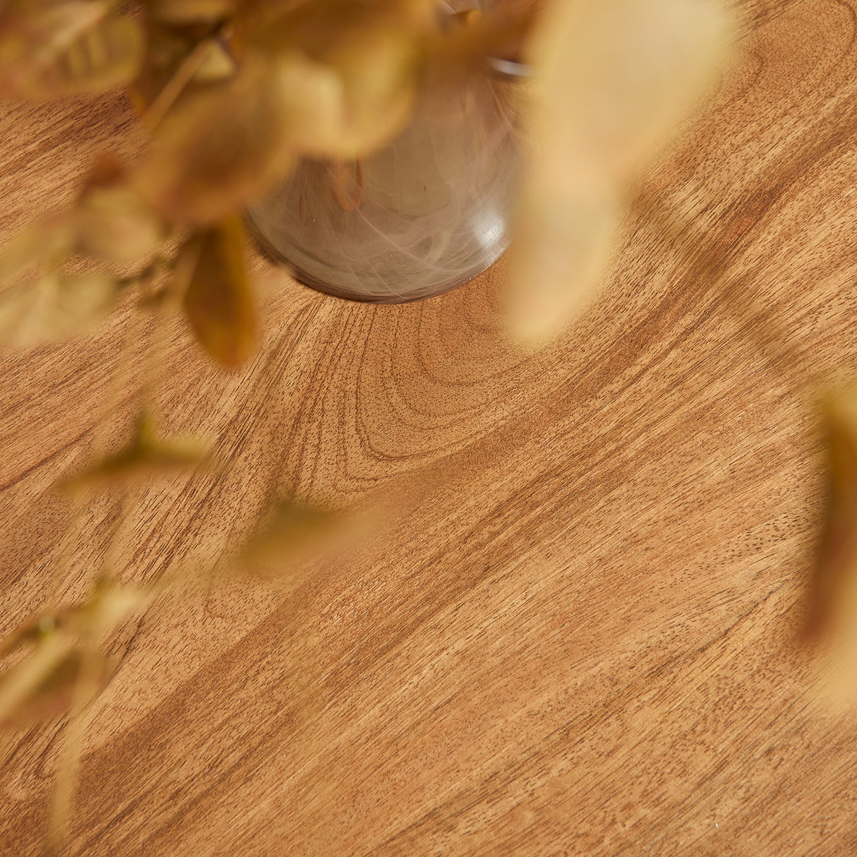 Ronde Salontafel Naturel Mangohout - Set van 3 - 70 cm