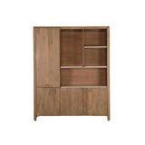 Vakkenkast XL Dallas Naturel Mangohout 160 cm