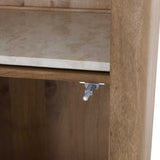 Inglegplank Boekenkast Dallas Beige Marmer Set van 2