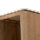 Bovenblad Boekenkast Dallas Beige  Marmer