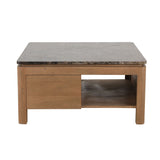Bovenblad Salontafel Dallas Bruin Marmer