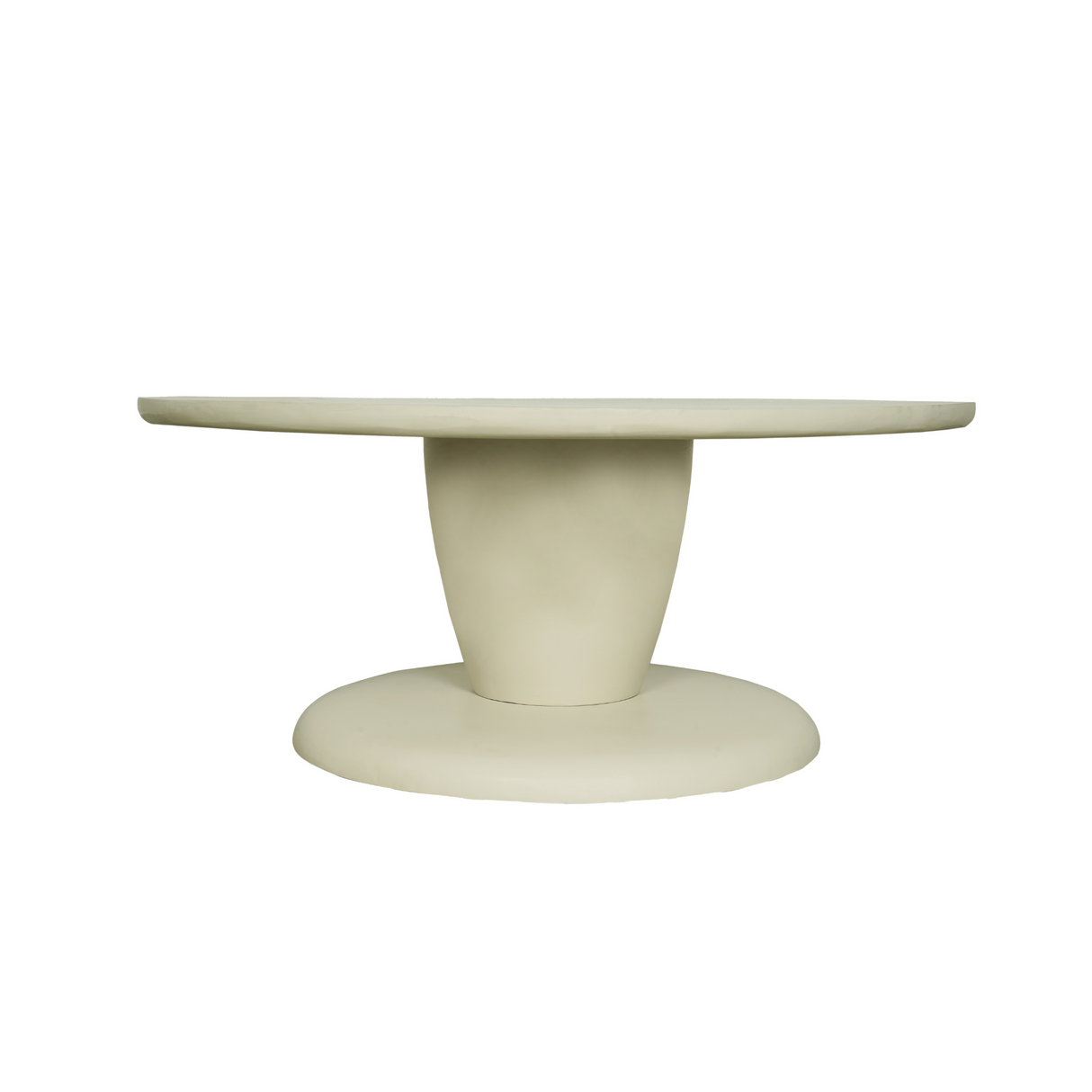 Ronde Salontafel Walnoot Mangohout - 37 cm - Modern Driepoot Design