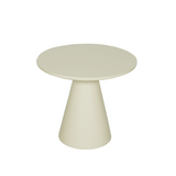 Ronde Salontafel Walnoot Mangohout - 37 cm - Modern Driepoot Design