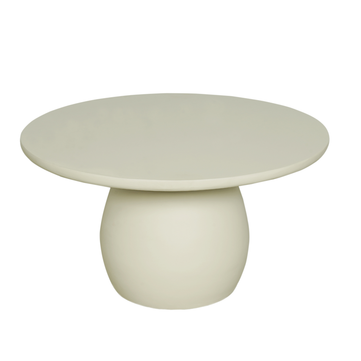 Ronde Salontafel Zand Mangohout - 90 cm - Sculpturaal Design